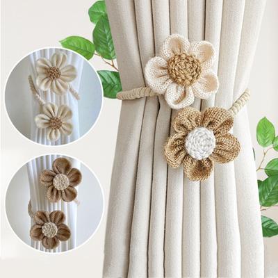 Blumen Vorhang Magnetische Bindeseile Raffhalter Schnallenclips Zubehör Stangen Accessoires Hakenhalter Heimdekorationen