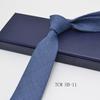 Luxury 7cm Grey Plaid Cotton Neck Ties For Men Soft TR Fabric Red Striped Neckties Casual Ties Wedding Party Groom Cravat Gift