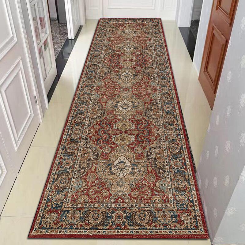 Gray Leaf Geometric Carpet Non-slip Doormat for Hallway Living Room Bedroom Kitchen Balcony Rug Durable Soft Floor Mat