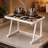 Kitchen Storage Rack with Lower Shelf Sturdy Countertop Appliance