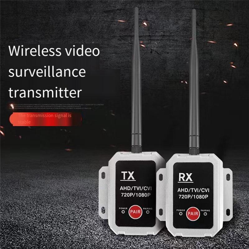 Wireless Transceiver AHD Wireless Transmitter/Receiver For Up To 1080P Wired Truck Camera Transmitter Durable EU Plug