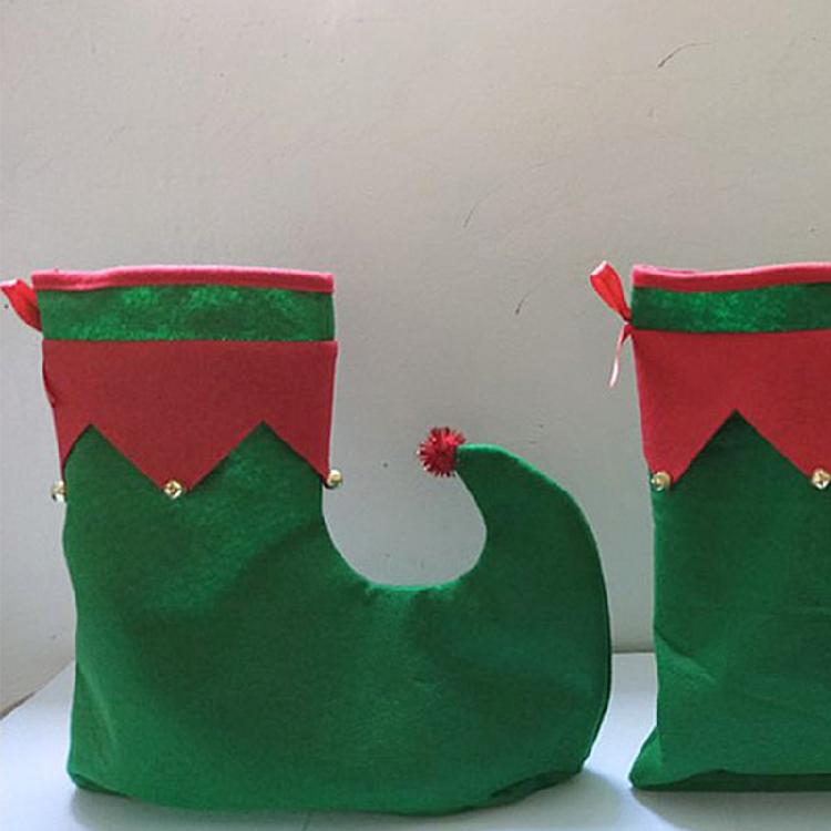 Parent-child Christmas Elf Candy Shoes Hat Christmas Holiday Fancy Dress Parties