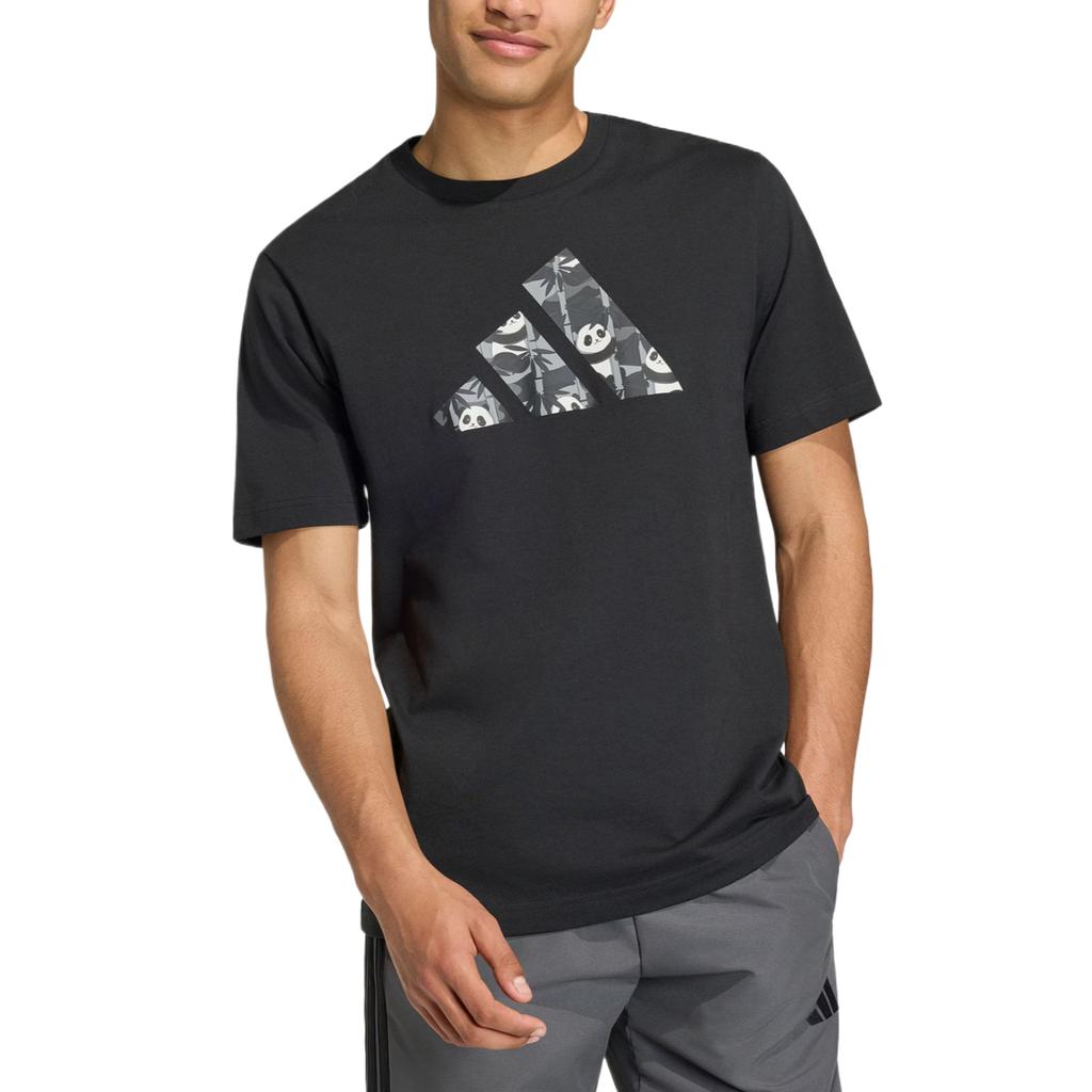 Adidas Panda Chill Camo Pattern Comfortable Soft T-Shirt Men tops KB4849