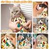 Cat Grooming Wrap Self-Adherent Cat Restraint Wrap Anti-Scratch Cat Swaddle Burrito Wrap for Nail Trimming Cat Grooming Supplies