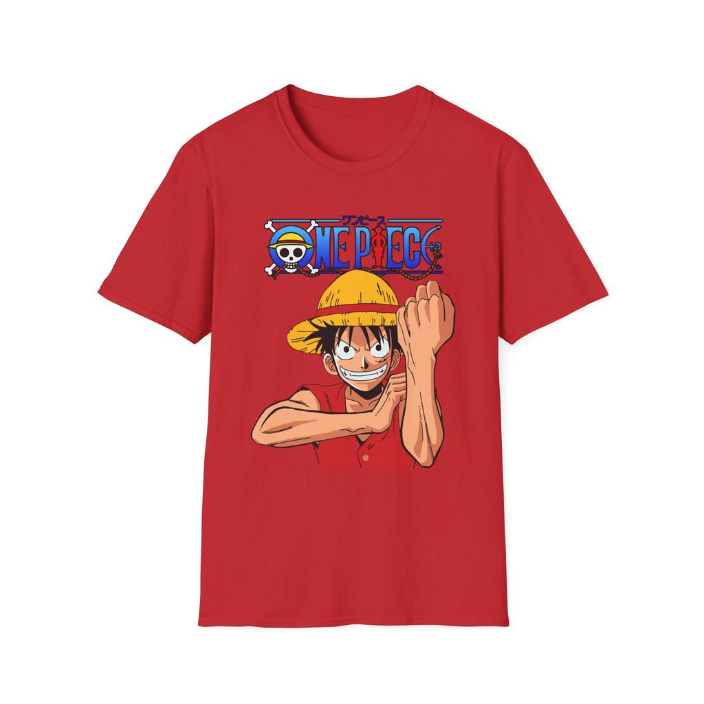 2026 Summer ONE PIECE Retro Cosplay Tshirt Unisexs Oversize Casual Cotton Printed Shortsleeved Unisex Childrens Sports Shirt