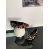 Sheepskin version~ Retro niche leopard print round head shallow mouth flat-bottomed ballet single shoes women's spring Mary Jane shoes