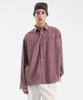 BLACK MOMENT Cityboy Signature Oversized Mini Check Shirt [Brick Red Check]