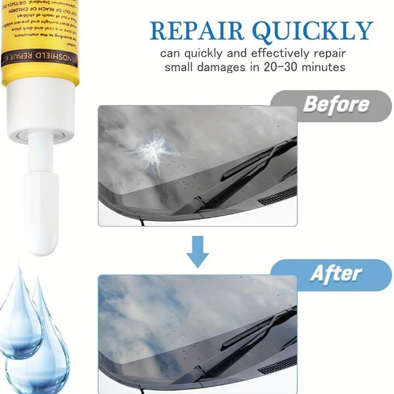 1set Auto Windshield Repair Kit - Nanofluid Filler for Chip & Star Crack Disappearance, Liquid Glass Maintenance