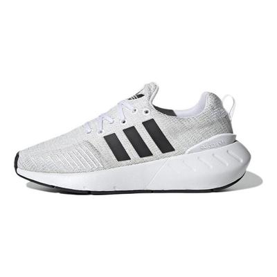 Swift Run 22 J White Grey Kids Sneakers Cloud-White Core-Black Grey-One GW8179