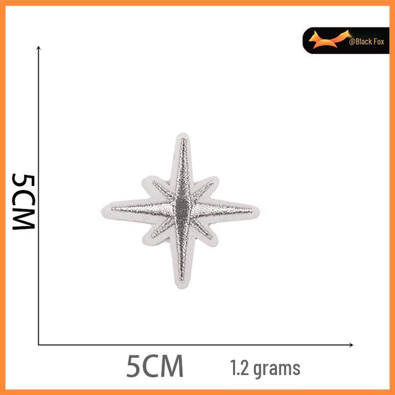 

Черная лиса космонавт мультяшная вышитая нашивка - Значок ракета и планета для украшения