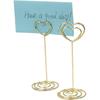 4-Pack 8.5cm Wire Table Number Holders – Versatile Place Card, Photo, and Memo Clips for Events & Displays