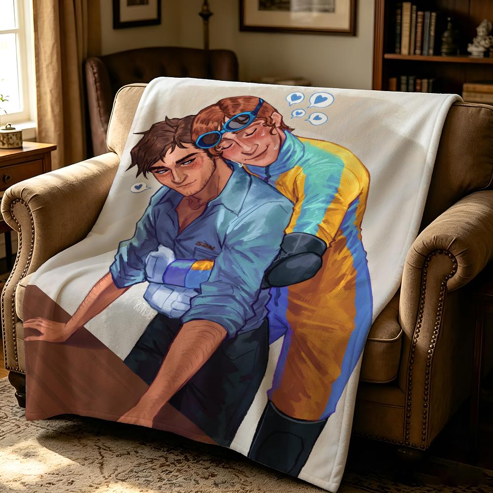 music D-Dispatch-h Throw Thick Comfort Flannel Quilt, Multi-scene Use Indoor Outdoor Daily Nap
