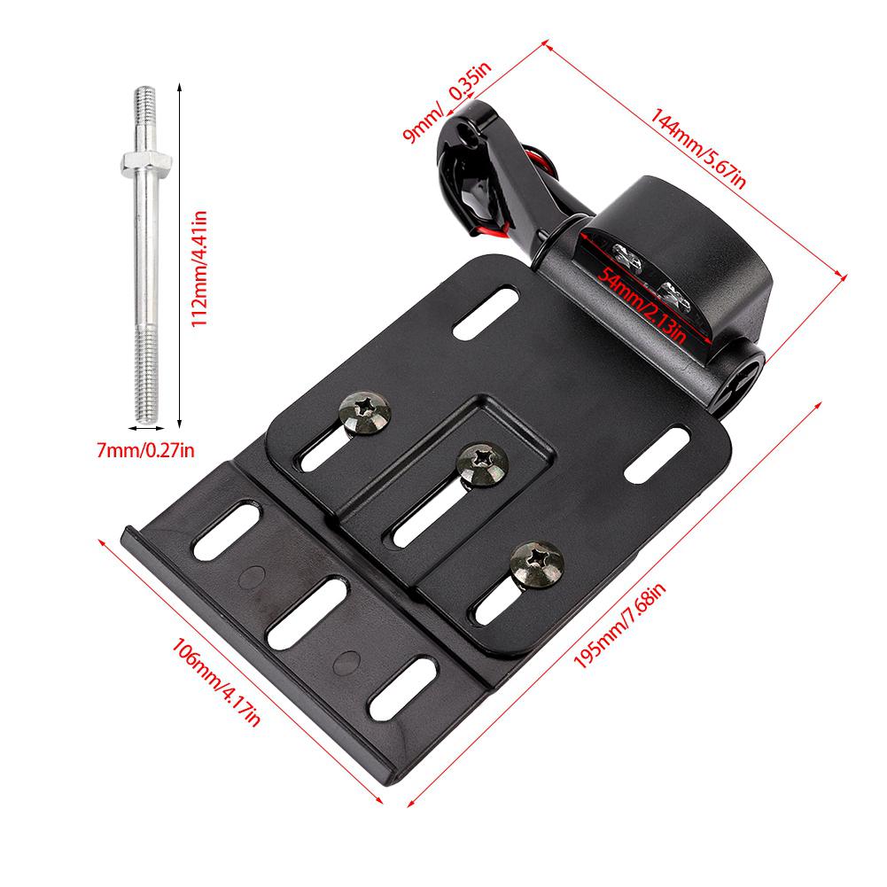 Aluminum Alloy Motorcycle License Plate Frame Holder Bracket, Fits 883 1200 48 2004-2016, Sy To Install, Accessories