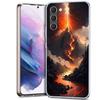 Volcanic Eruption Phone Case for Samsung A16 A26 A36 A56 A17 A37 A57 A07 A06 A02S A12 A22 A32 A52S A72 Galaxy A70 A50S A71 A51 A