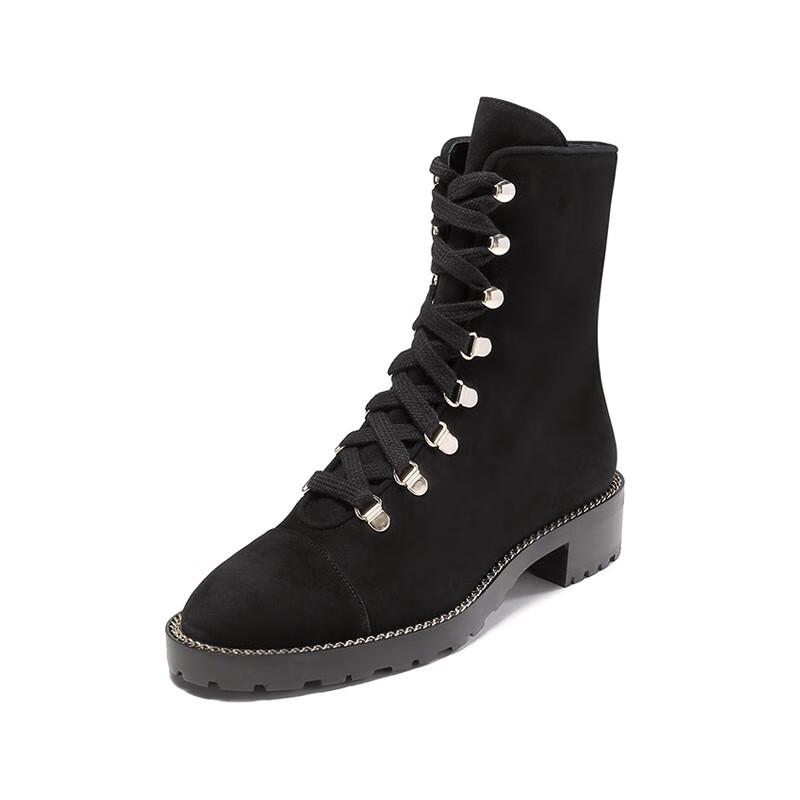 Stuart Weitzman Women's Kolbie Suede Lace-up Ankle Boots