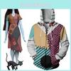 Vibrant Nightmare Before Christmas Sally Skellington Cosplay Hoodie With Soft Material