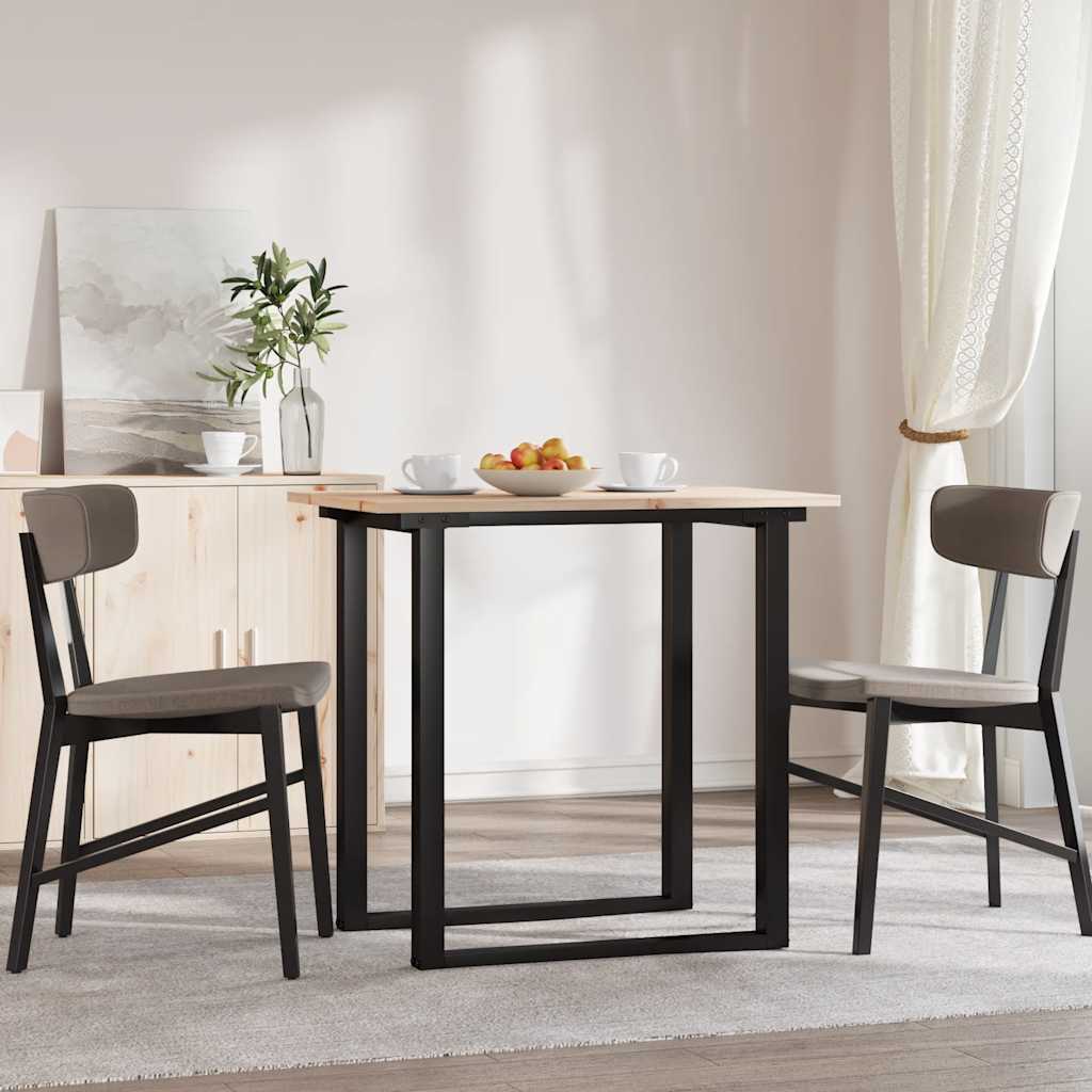Table Top 80 x 50 x 1.7 cm Rectangular Solid Pine Wood