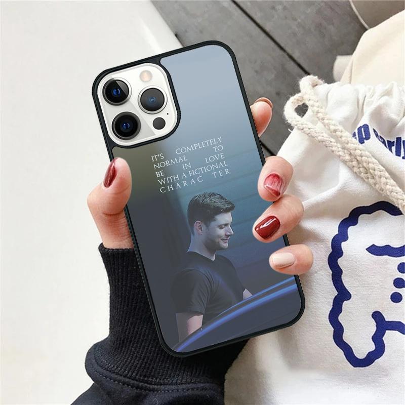 Supernatural Jensen Ackles Phone Case For iPhone 17 Air 15 16 Cover 11 13 14 Pro Max 12 Plus Max Fundas