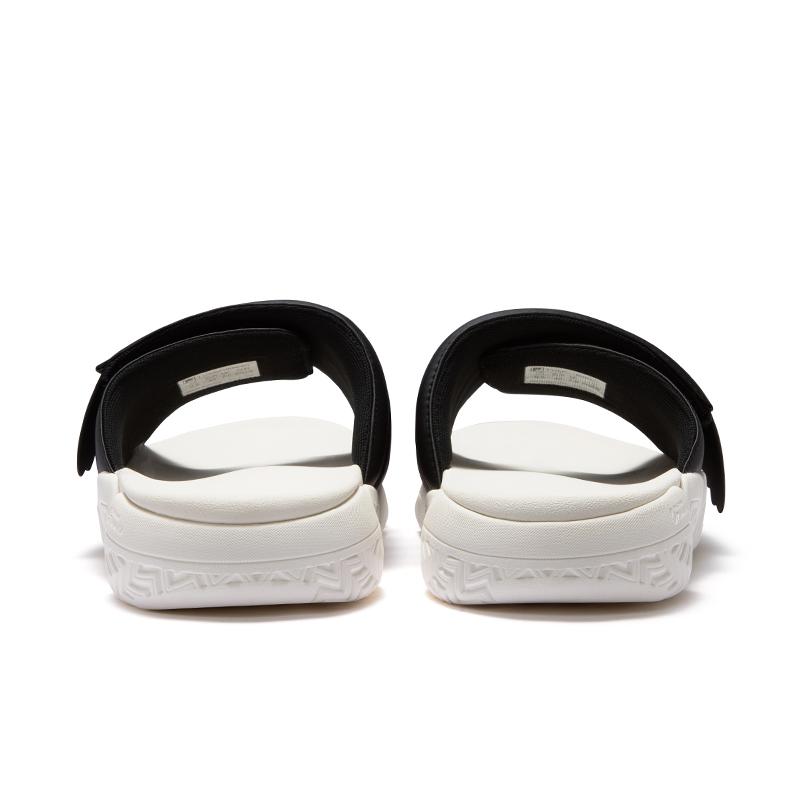 Fila Fusion Buster Slipper Fashion Versatile Slide Sandals Men Slippers Black White T12M521805FBS