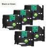 5PCS 231 241 Compatible for Brother Tz TZe-231 Tz-241 Tze-131 631 831 335 Tapes Black On White 12mm Label Tape for P-Touch Maker