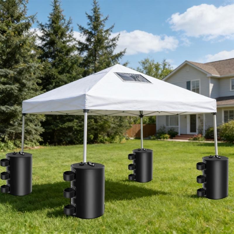 Strong PVC Water Sand Container For Outdoor Camping Shelter Reinforcement And Wind Resistance 20L To 50L Capacity