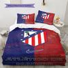 Ensemble couette et taies d'oreiller Atleti Décoration de maison Cadeau d'anniversaire (1 housse de couette + 2 taies d'oreiller, sans garniture.)