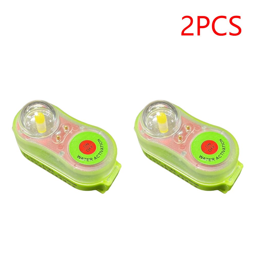 1-5pcs LED Life Jacket Light Energy-Efficient Safety Personal Locator Light Life Vest Signal Light for Swimming Sea Fishing