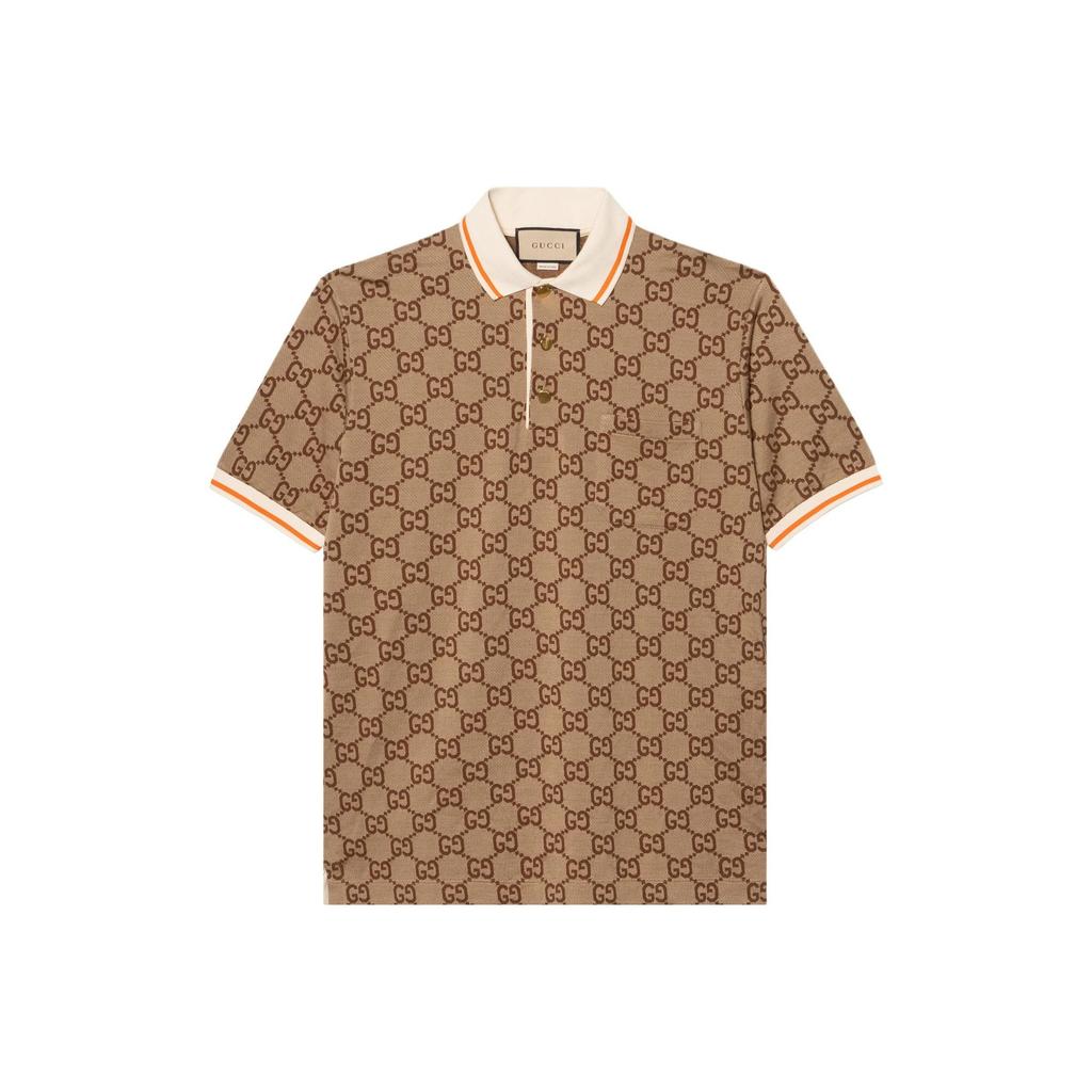 Gucci Gg Logo Jacquard Polo Shirt 742384-XJFGU-2270