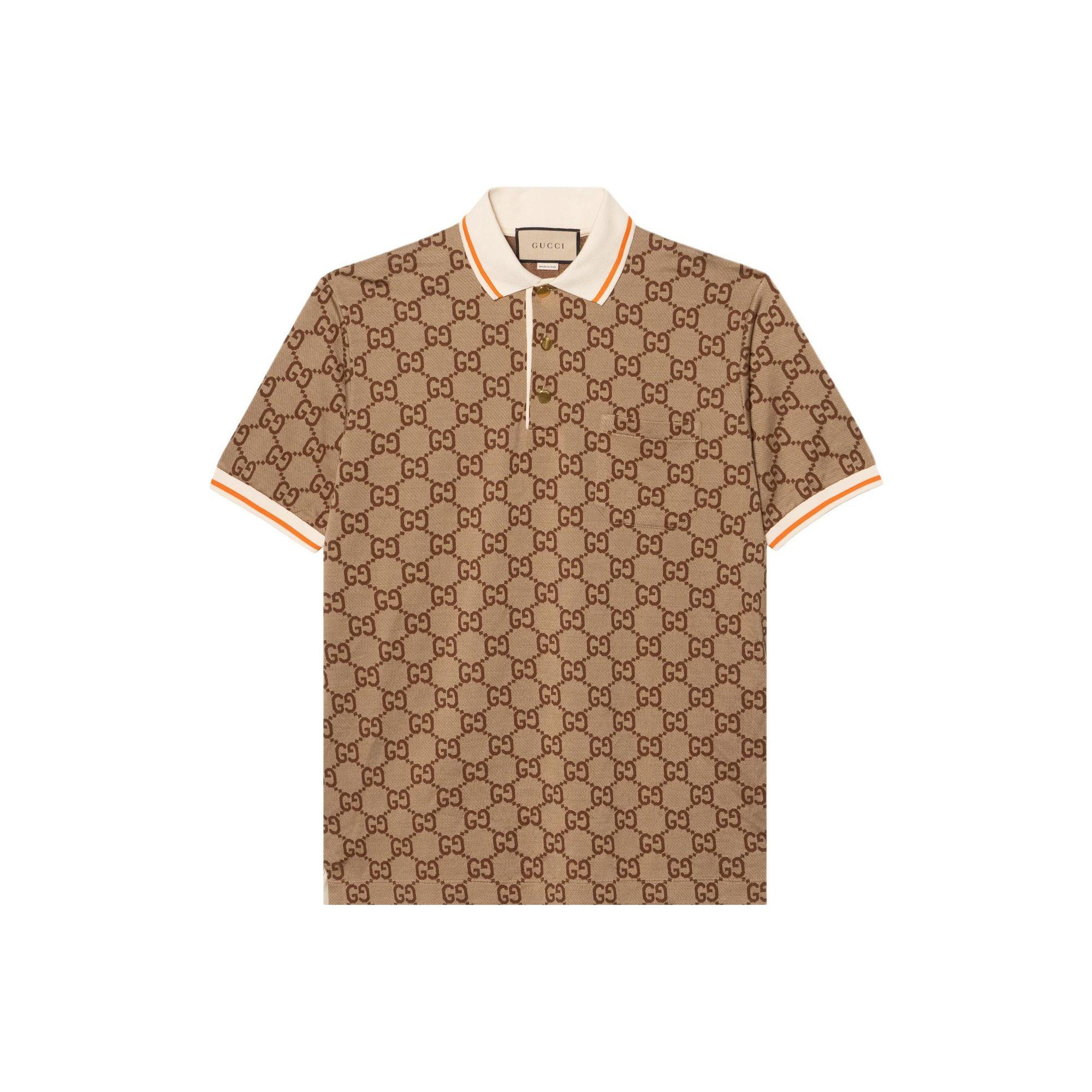 GUCCI Gg Logo Žakarda Polo krekls