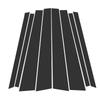 For BMW X5 E70 2007-2013 B/C Pillar Stickers - PC Window Decorative Trim for Middle Pillar,Car Exterior Accessories 2008 2009