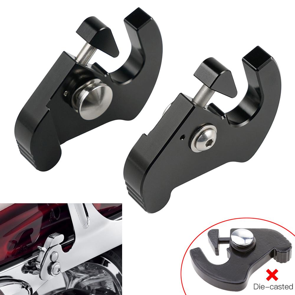 1 Pair SissyBar Detachable Rotary Latches Kit for Harley Dyna Softail Sportster 883 1200 Road King FLSTC FLHTCU FXDB FLSS FLTRU