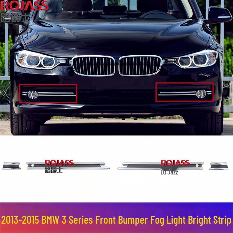 

BMW 3 Series F35 Front Bumper Grille & Trim: Electroplated Strip for 328, 335; Fog Light Cover & Headlight Frame for 316, 320. Other Models Parts [Consult Customer Service]