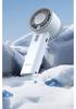 Top-Selling Portable Rechargeable Ice Pack Handheld Fan with Display Screen for Outdoor Summer Travel Cooling