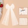 Flower Bridal Veil Pearl Wedding Gauze Sweet Marry Veil  Bride Accessories