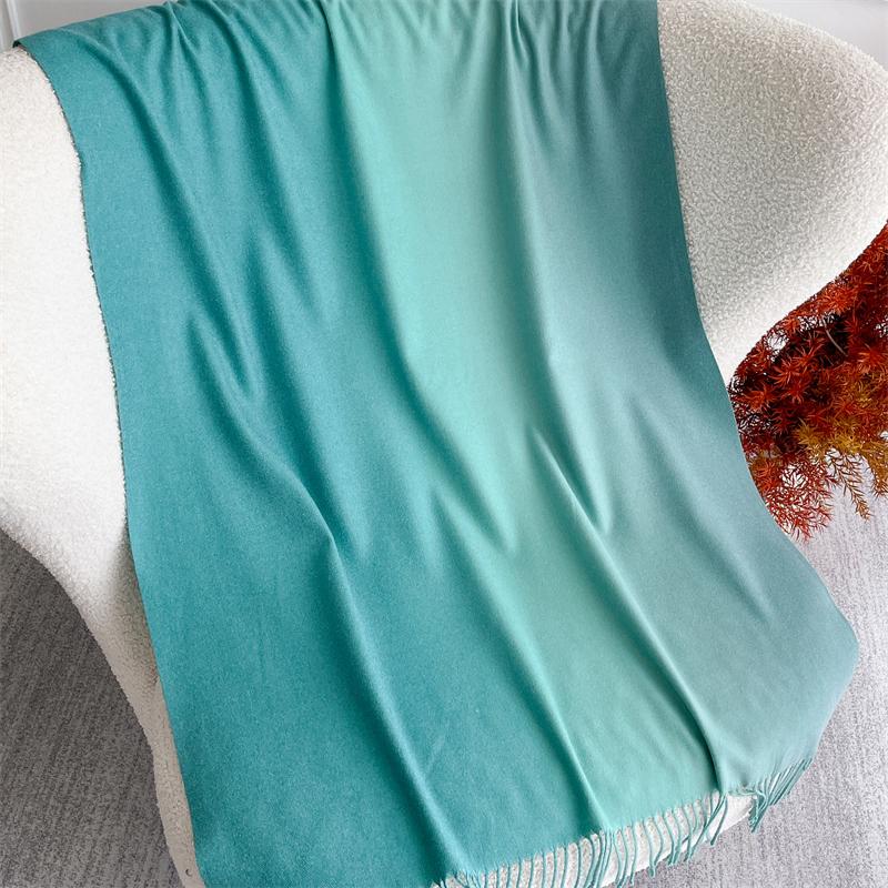 New 40 Color Winter Scarf for Women Long Warm Cashmere Scarves Hijab Solid Lady Shawl Wrap Pashmina Bandana Stoles 70X190Cm