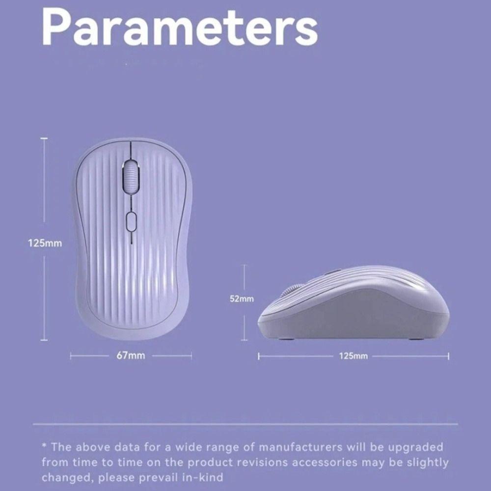 Rechargeable Wireless Mouse 2.4G Bluetooth Silent Mouse Dual Mode Mouse Desktop Laptop Tablet