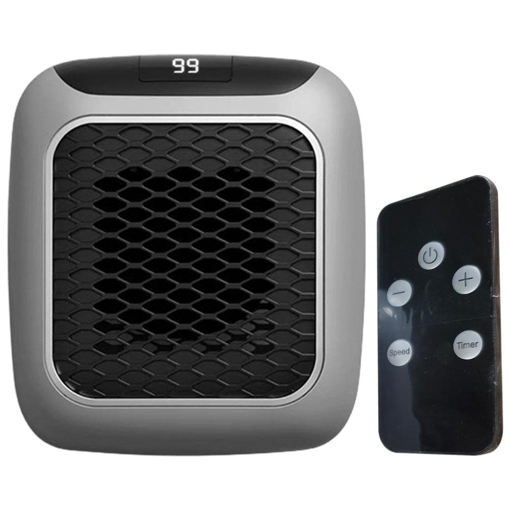2-in-1 EU Plug In 800W Heater Space-Saver Wall Mountable or Portable Mini Heater with Quiet Operation for Personal Spaces Indoor