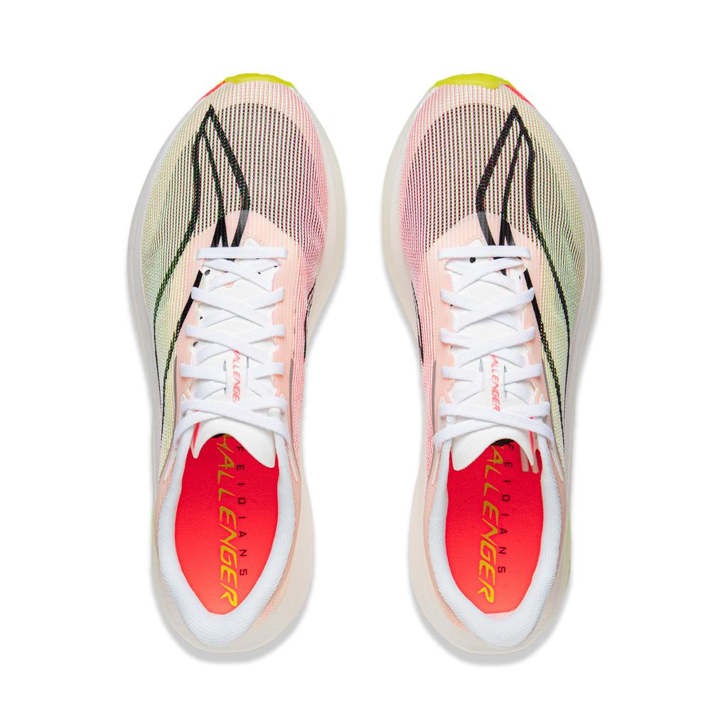 Li Ning Feidian 5 Challenger Scarpe da Running Ammortizzate con Tecnologia Ultraleggera Uomo Sneakers Rosa ARMV001-15