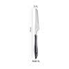 Macron High-End Ceramic Handle 304 Stainless Steel Cutlery Set: Round Spoon & Fork