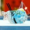 Bicchiere da vino a forma di sirena – Tazza creativa trasparente per pesci, boccale di birra da cocktail irregolare, bicchieri unici per brandy
