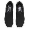 Skechers Slip-Ons Comfortable Versatile Low-Top Casual Shoes Women Sneakers Black White 117619-BLK