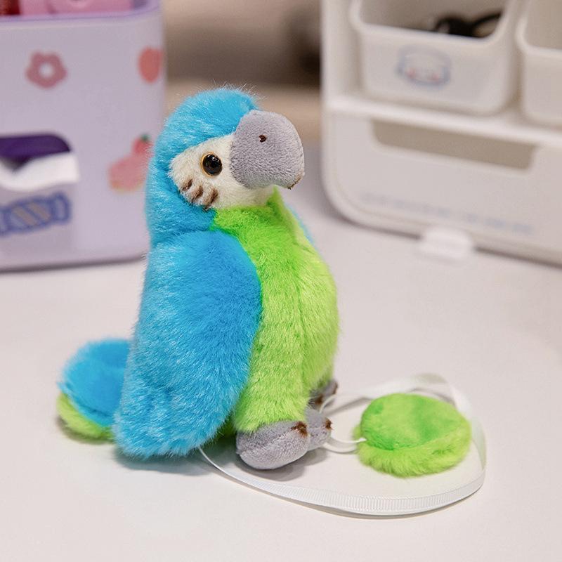 

Сувенир в виде тукана и попугая в виде плюшевой игрушки Zoo 12cm (0.1kg) синий