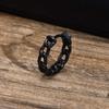 Men's Vegan Chain Hoop Earrings, Waterproof Stainless Steel Cuban Chain Round Huggie Earring for Male Boys Gifts Jewelry