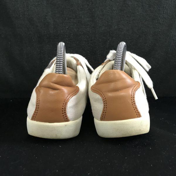 Coach Canvas and Leather Shoes Sneakers Beige Size 6 23.0