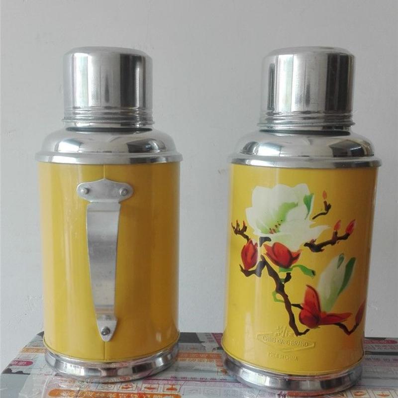 0.8L old-fashioned nostalgic thermos glass inner iron shell insulation pot wedding supplies thermos old thermos commercial
