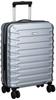 Veraji CRUST2-SS Carry-On Suitcase with TSA Dial Lock and 8 Casters, 30L, 3.1kg, Gray