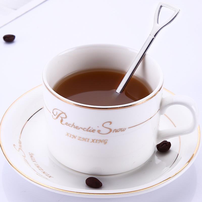 HANYANG Stainless Steel Watermelon Spoon Shovel Spoon Stainless Steel Spoon Fruit Fork Dessert Coffee Spoon