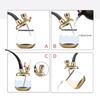 Mini Hookah with Shisha Accessories Portable Handheld Hookah Tool  Water Pipe for Multifunctional Small Shisha Set