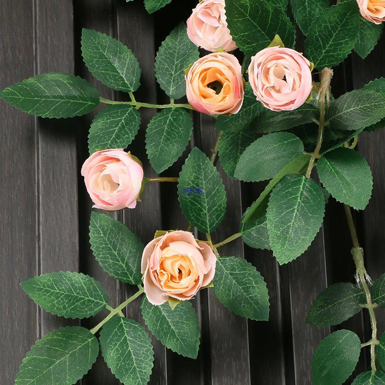 Rose Vine Artificial Wall Hanging Decor