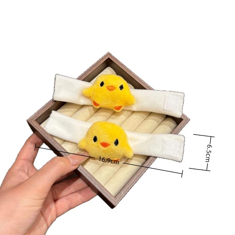 1Pc Cute Yellow Chick Pendant Velcro Backpack Decoration Bag Accessory Lovely Ornament Gift For Close Friends Bag Gifts